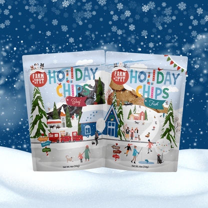 Holiday Chips Dog Treats - Beef & Fish 4oz