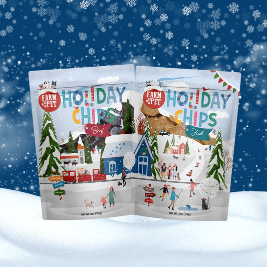 Holiday Chips Dog Treats - Beef & Fish 4oz